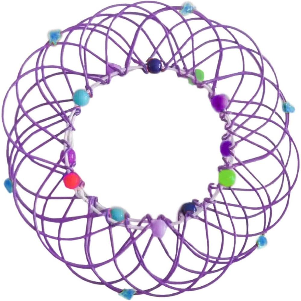 Mandala Toy Wire Toy Flexible Basket Soft Steel Magic Iron Ring Ornament US